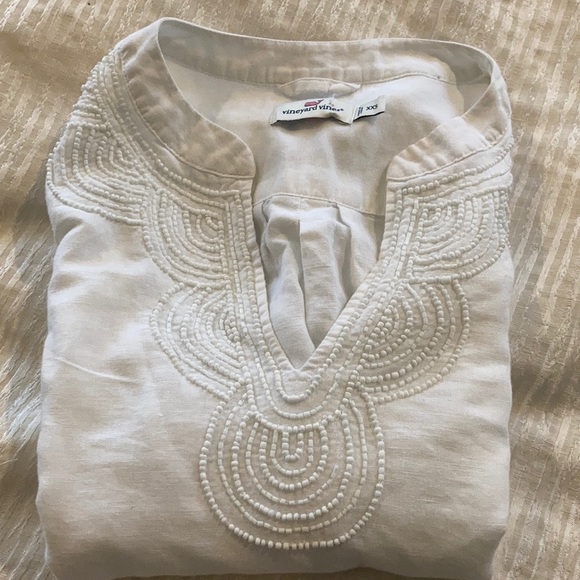 Perfect! Vineyard Vines linen tunic 🐳 - Picture 10 of 11